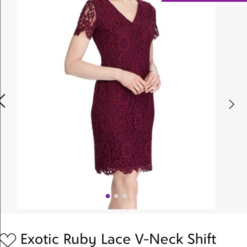 Ralph Lauren Lace dress - v neck